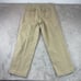 Vintage Abercrombie & Fitch Pants Men 36Lx33 Beige Canvas Wide Leg Baggy Skate