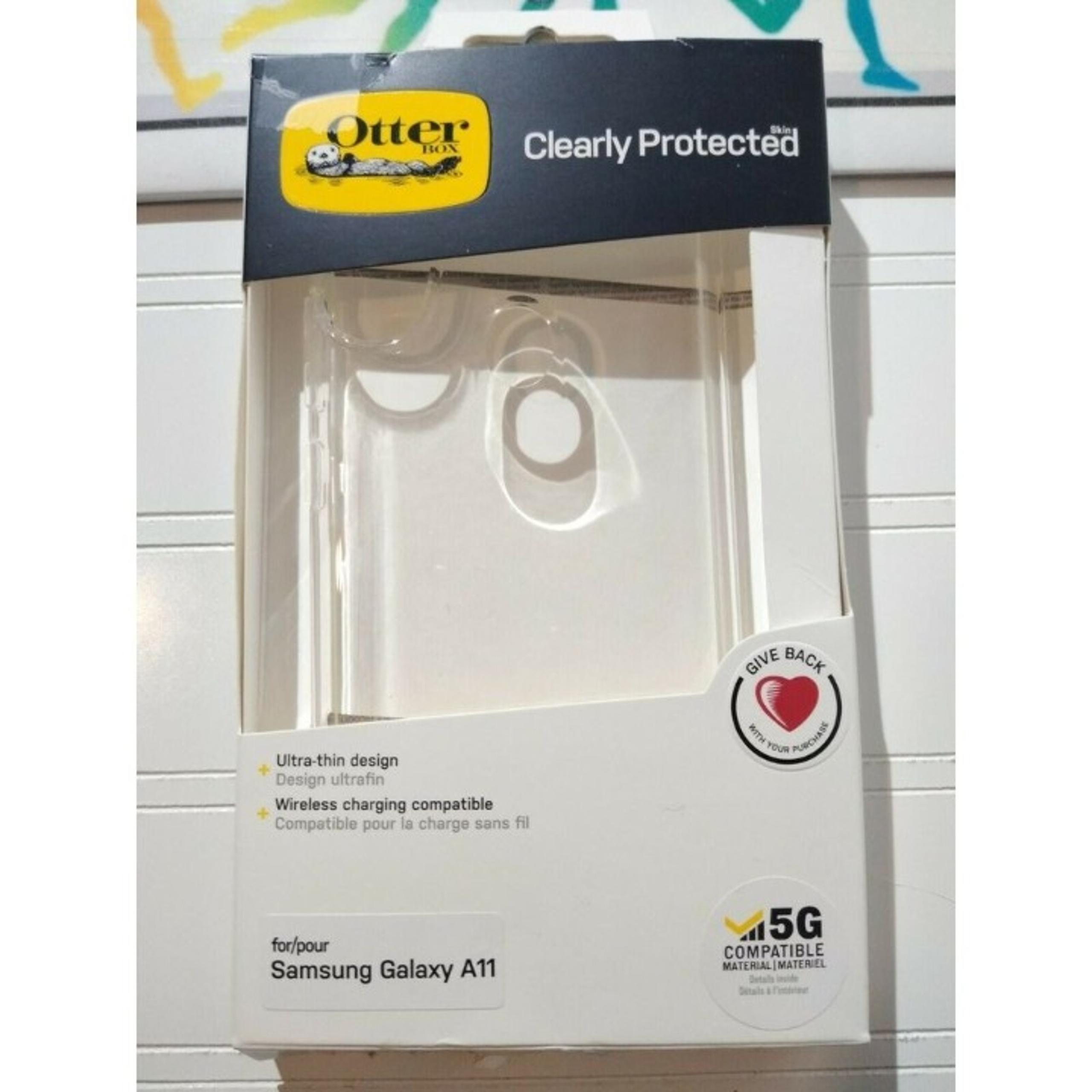 Otterbox Skin Clearly Protected Samsung Galaxy A11 Cell Phone Case / Cover - NEW