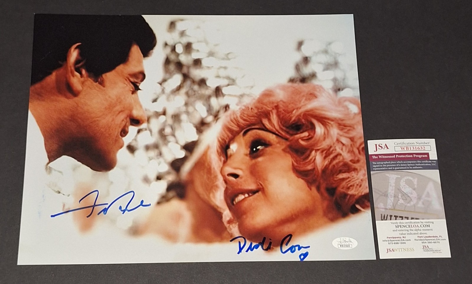 Didi Conn and Frankie Avalon Autographed 11x14 JSA COA