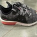 Nike 4.5 Youth Big Kids Air Max, Black Marl Knit, White, Hot Pink