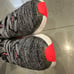 Nike 4.5 Youth Big Kids Air Max, Black Marl Knit, White, Hot Pink