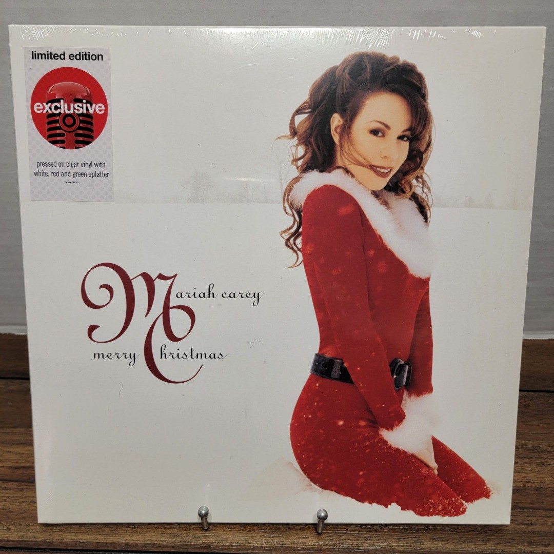 VINYL Mariah Carey: Merry Christmas - Clear Vinyl w/White,Red&Green Splatter-NEW