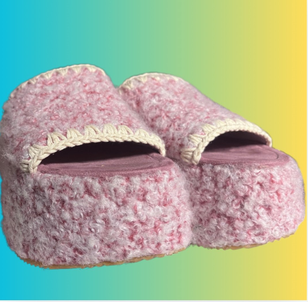 Mou Chunky Platform Slide Sandals