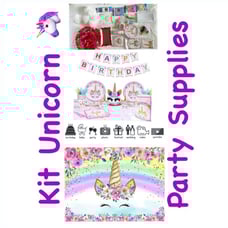 Kit Unicorn Party Supplies - Brand New