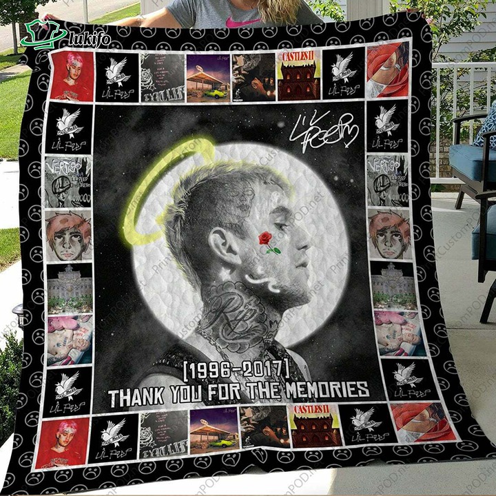 Amazing lil Peep Tribute Fleece Blanket