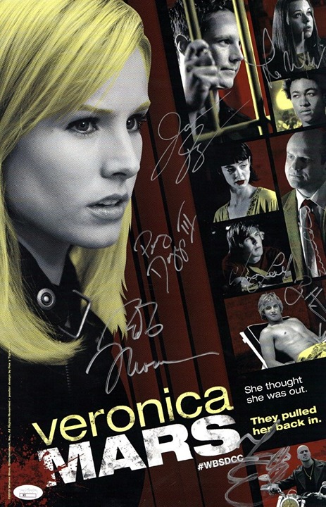 Veronica Mars Multi Signed Autograph 11X17 Poster 8 Autos Dohring Colantoni JSA