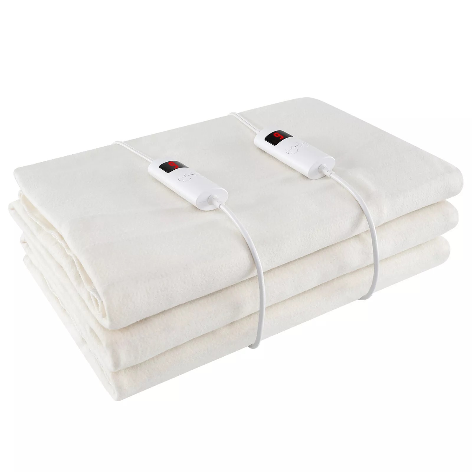 80 x 78 Heated Mattress Pad King Size Machine Washable Electric Bed Warmer