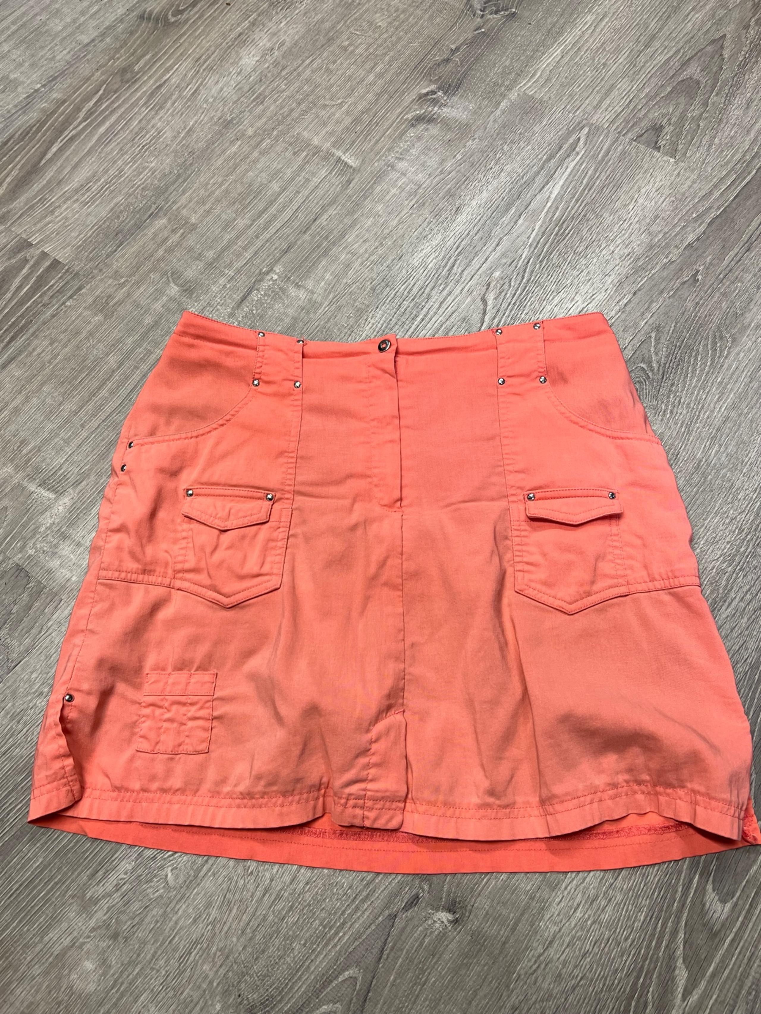 jamie sadock skort size 8 coral golf tennis skirt pockets athletic womens