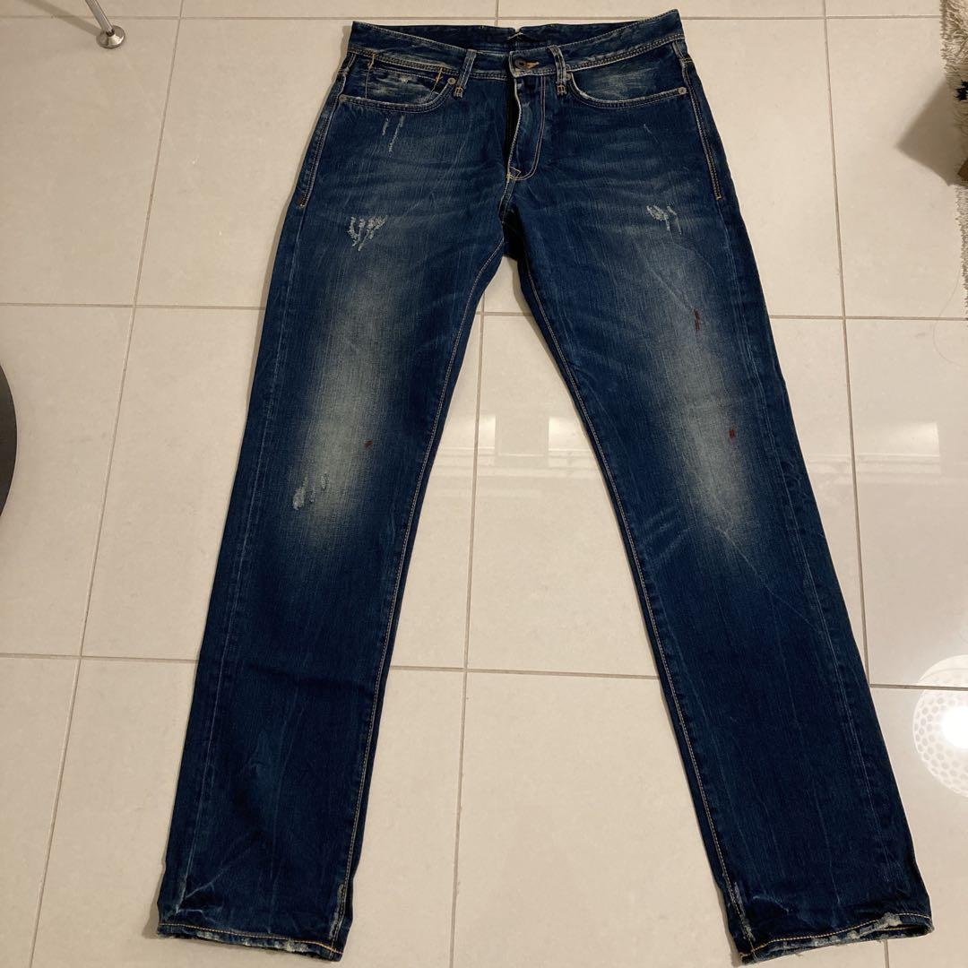INCOTEX CINQUANTA Damaged Denim