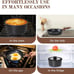10PC Nonstick Induction Kitchen Cookware Sets with Detachable Handle -8sz9