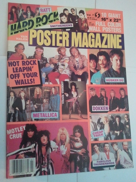 Hard Rock Poster Magazine Volume 7 (No Posters) Metallica Motley Crue Fabulous T