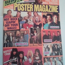 Hard Rock Poster Magazine Volume 7 (No Posters) Metallica Motley Crue Fabulous T