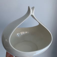 crate and barrel Eva Zeisel sauce boat basket serving bowl