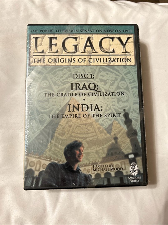 Legacy - The Origins of Civilization 3 DVD Set Iraq India China Egypt New Sealed