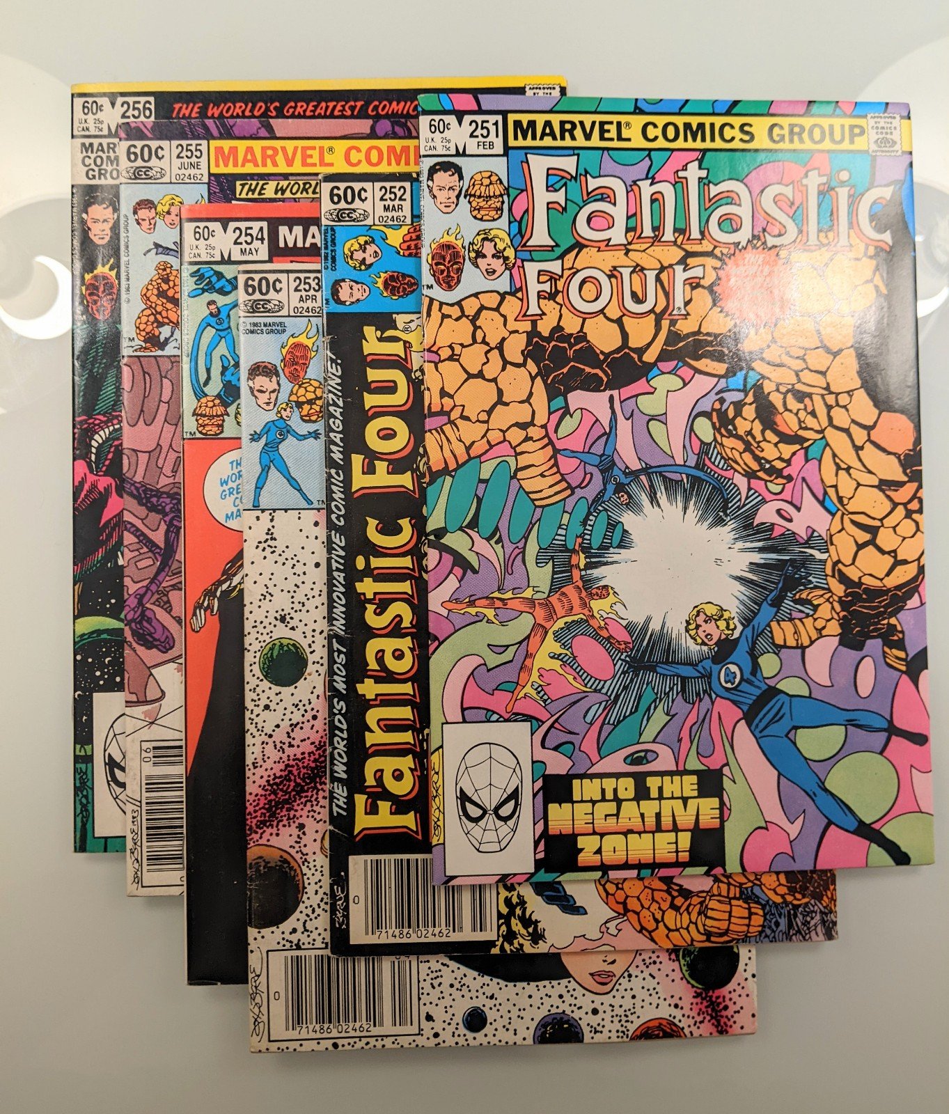 Marvel Comics, Fantastic Four 6 Issue BUNDLE, 1983