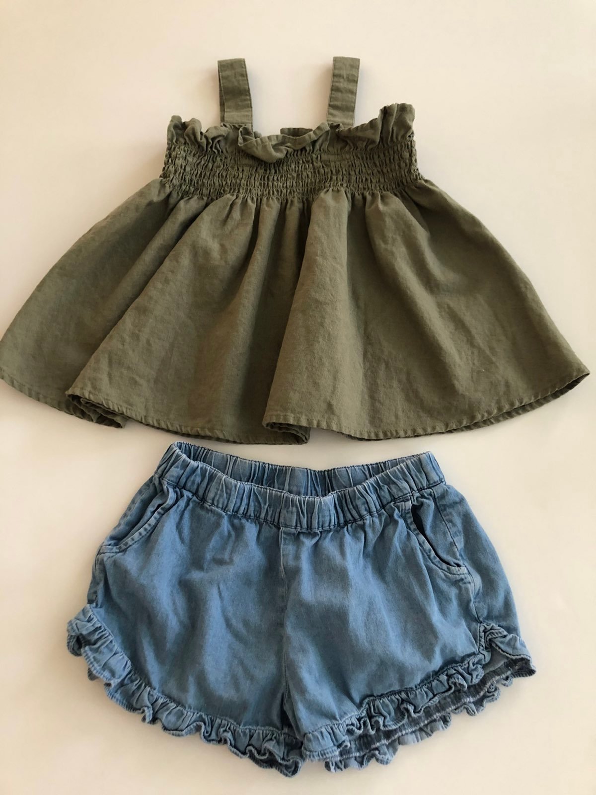 Seed heritage tank short set. Girls size 5/6.