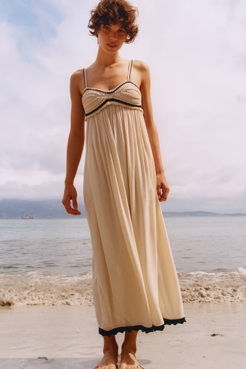 COMBINATION KNIT DRESS
