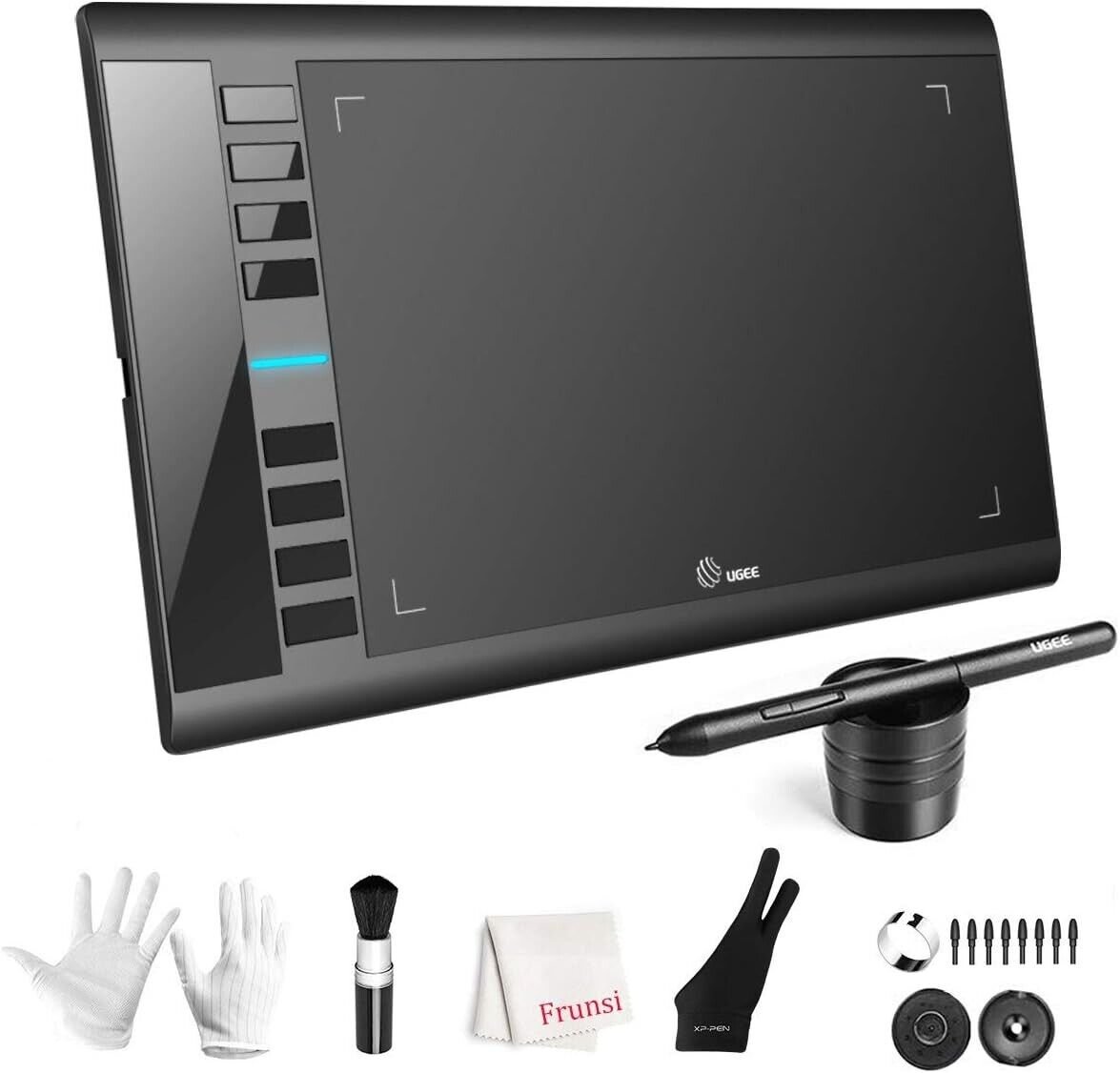 Graphics Drawing Tablet, 10 x 6 inch Large Drawing Tablet with 8 Hot Keys