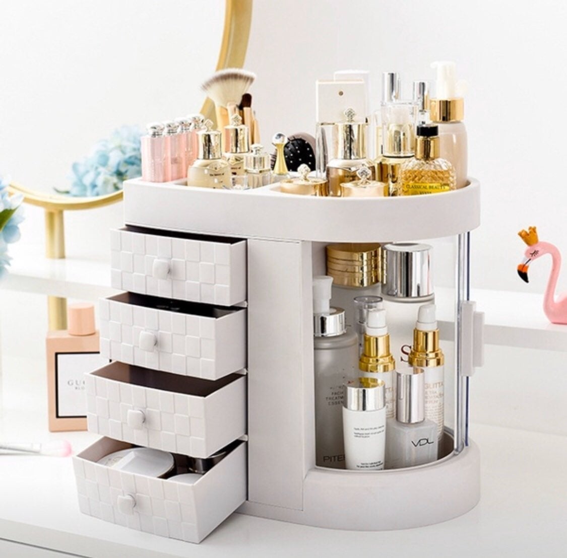 Makeup Organizer（White）Brand New In Box