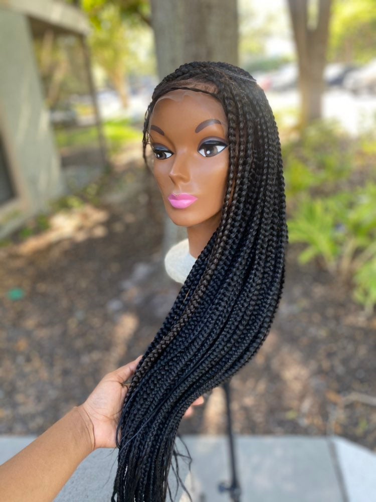 HD Lace Knotless Braided Wig