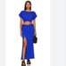 NWOT FREE PEOPLE ROYAL BLUE MIDI SKIRT LARGE