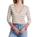 Veronica Beard Florrie Striped Knit Pullover