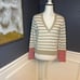 Veronica Beard Florrie Striped Knit Pullover