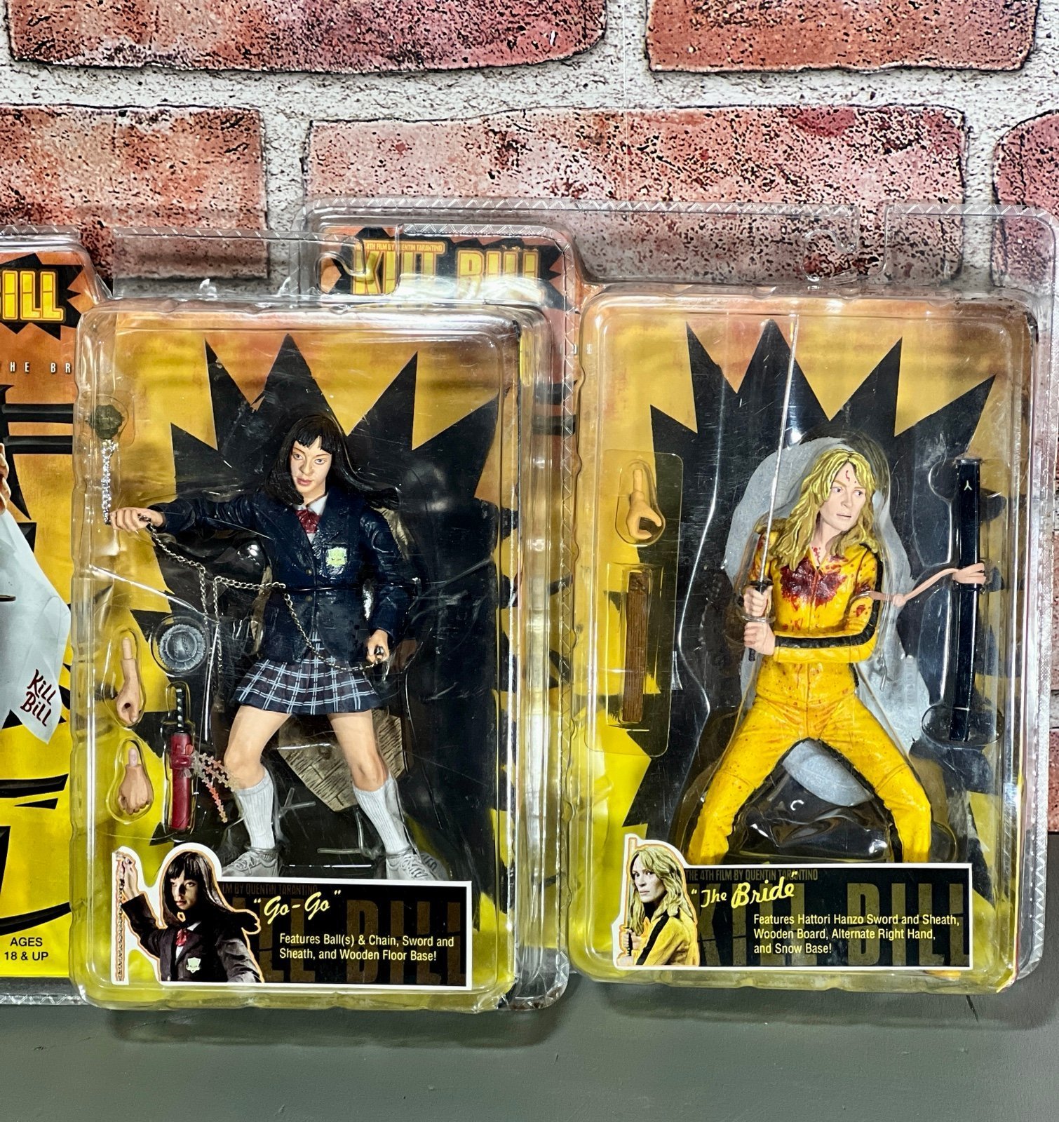 NECA Kill Bill The Bride and Go-Go set