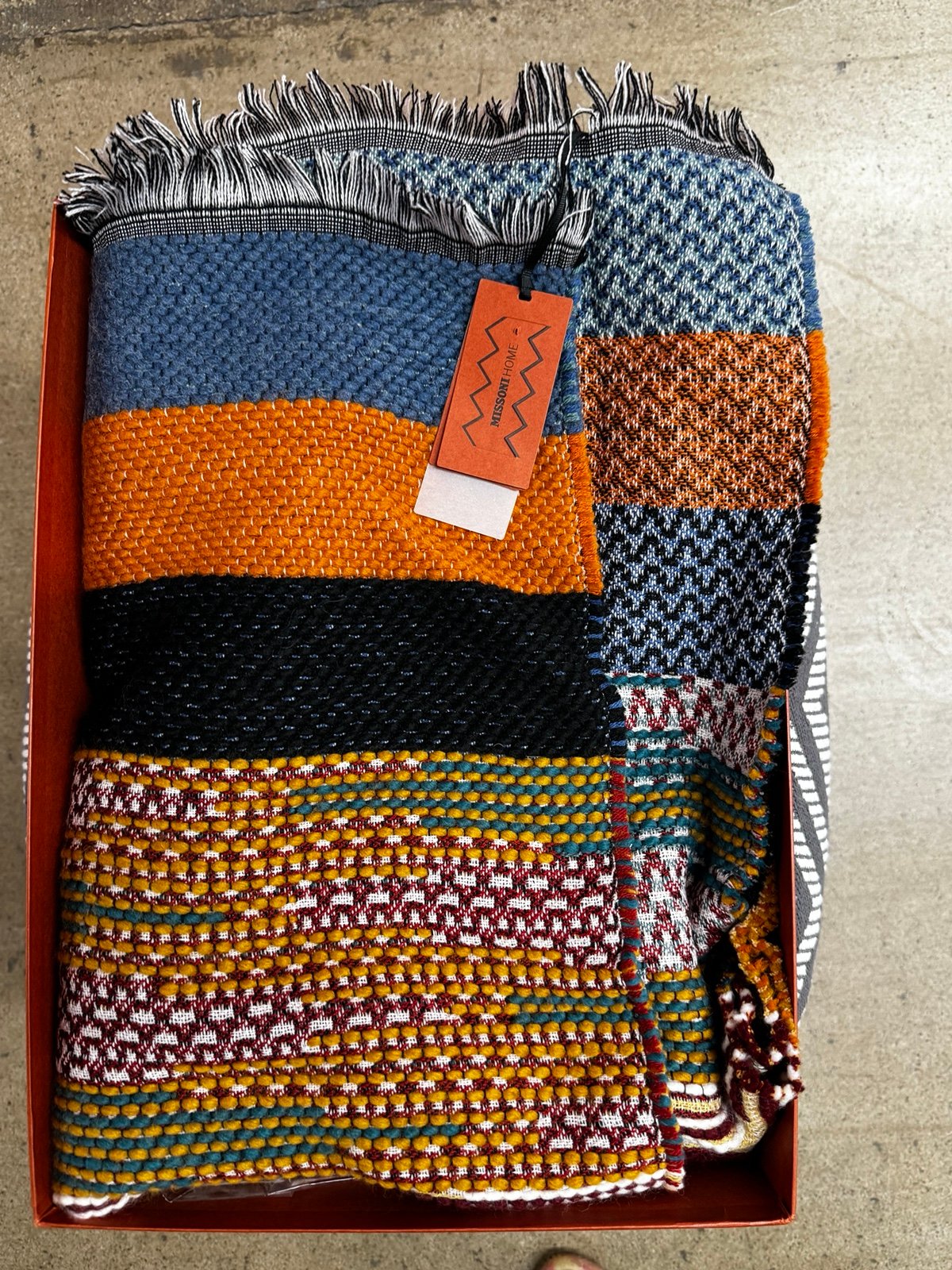 Missoni throw blanket