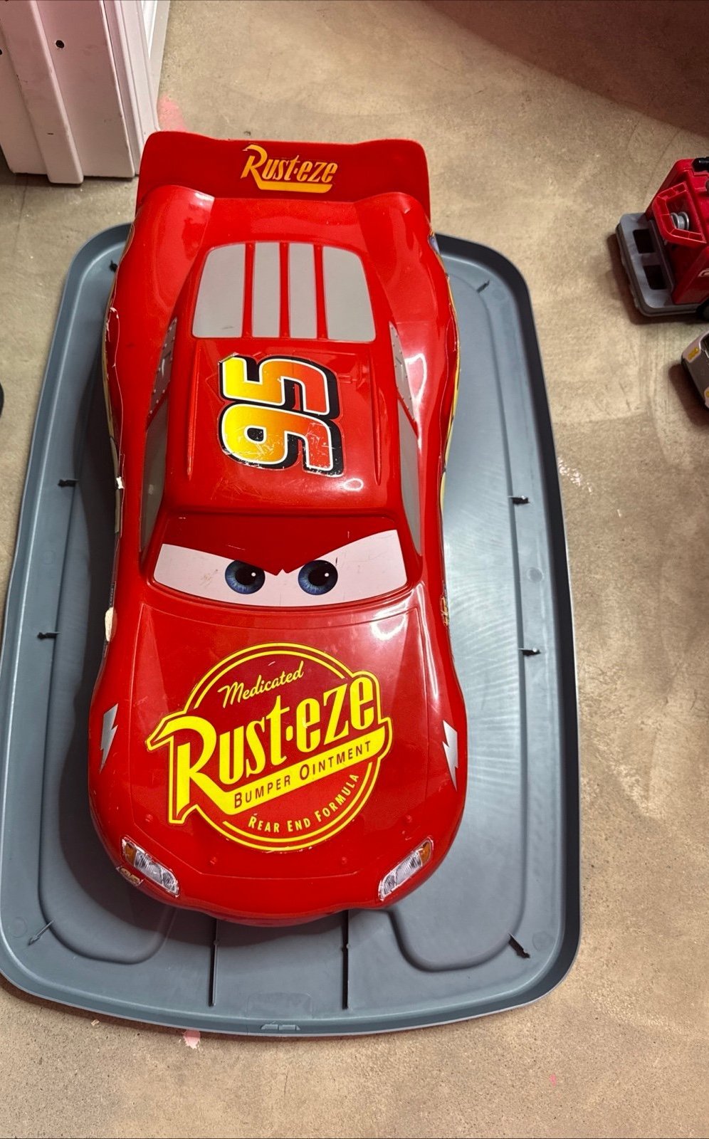 Large Scale Lightening McQueen Car