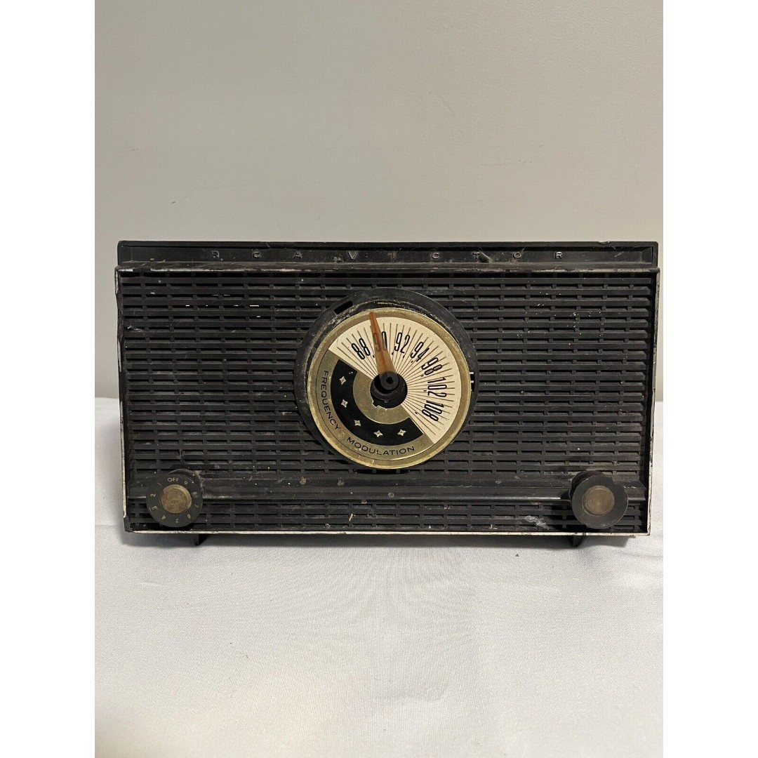 1960 RCA FM Band Radio Model 1F2D Vintage Radio Mid Century Radio Tube Radio