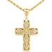 Men's 925 Diamond Baguette Cross Pendant