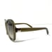 CHLOE olive green sunglasses, made in Italy