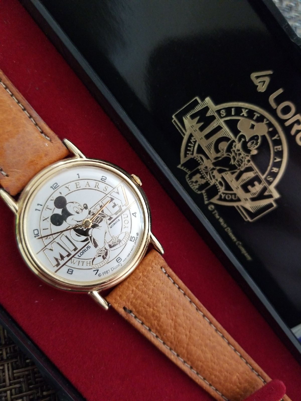 MICKEY MOUSE LORUS 60TH ANNIVERSARY WATC
