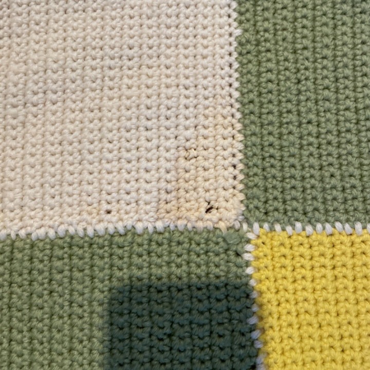 Vintage 1970s Stitched shops Blanket