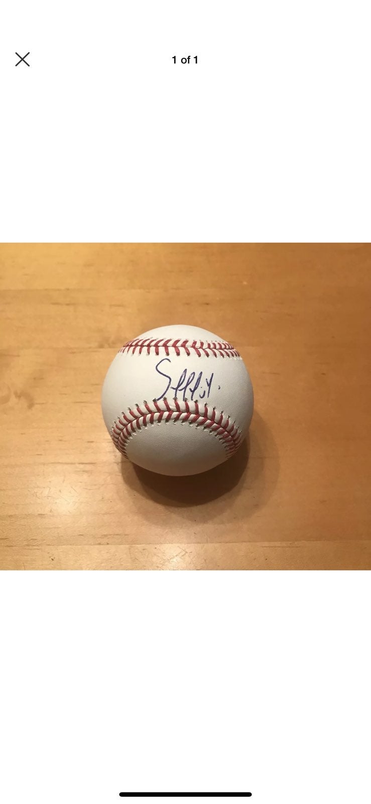 Jesus Sanchez Signed Autograph OMLB Coa