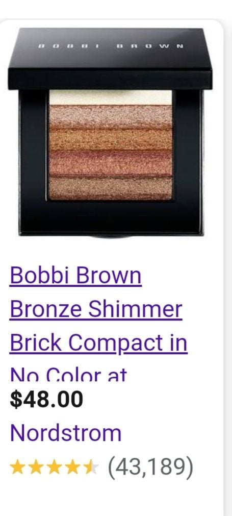 Bobbi Brown shimmer for face - Bronze
