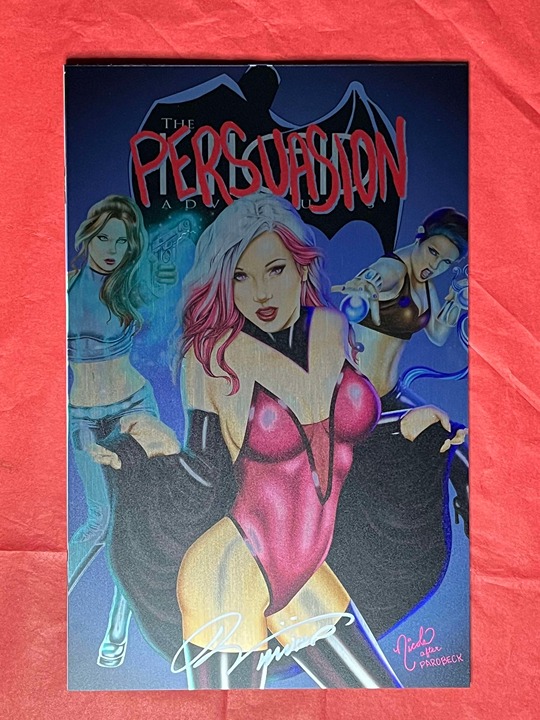Persuasion 5 kickstarter Brune Title Dress NM METAL signed by Kincaid with COA