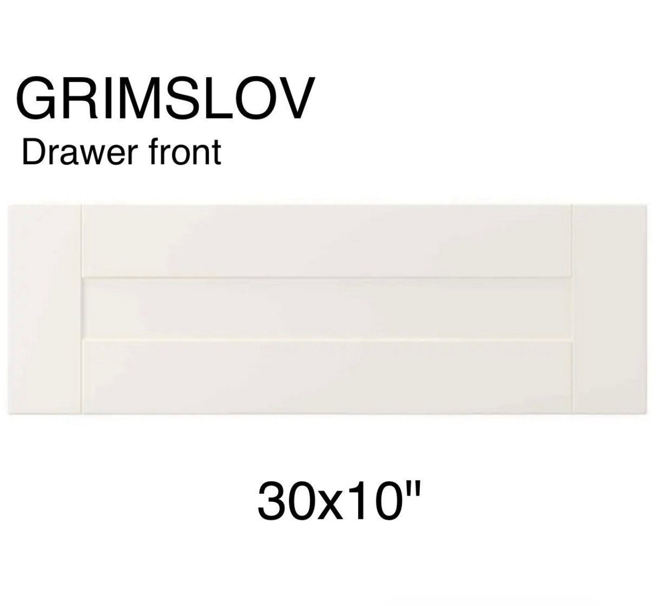 IKEA grimslov 30x10 Drawer front off-white 902.665.28