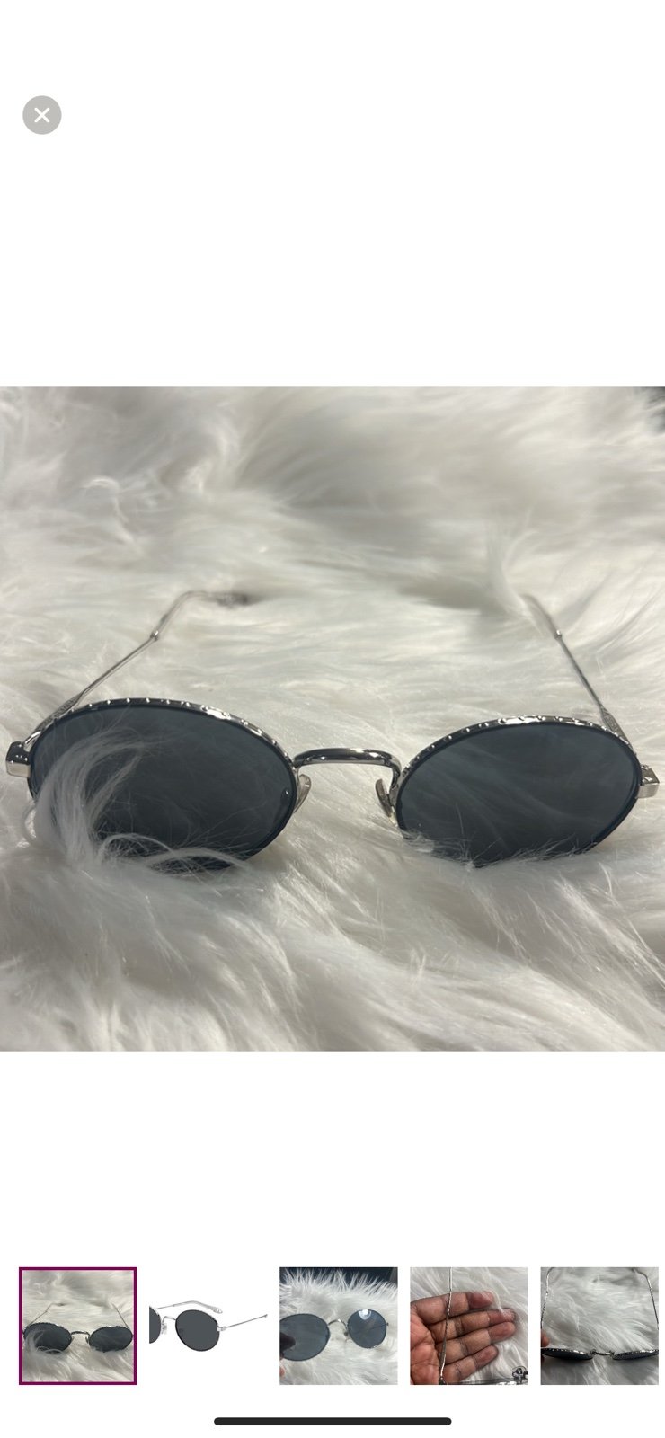 GIVENCHY Gv 7090/S Sunglasses Silver Grey (IR gray blue lens) Size 53-21-145