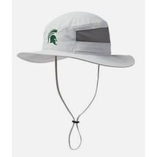 Michigan State Spartans Columbia Bucket Omni-Shade Boonie Hat Gray New