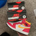 NEW Nike Air Jordan 1 Retro High OG Fusion Red size 8.5/10W