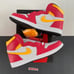 NEW Nike Air Jordan 1 Retro High OG Fusion Red size 8.5/10W
