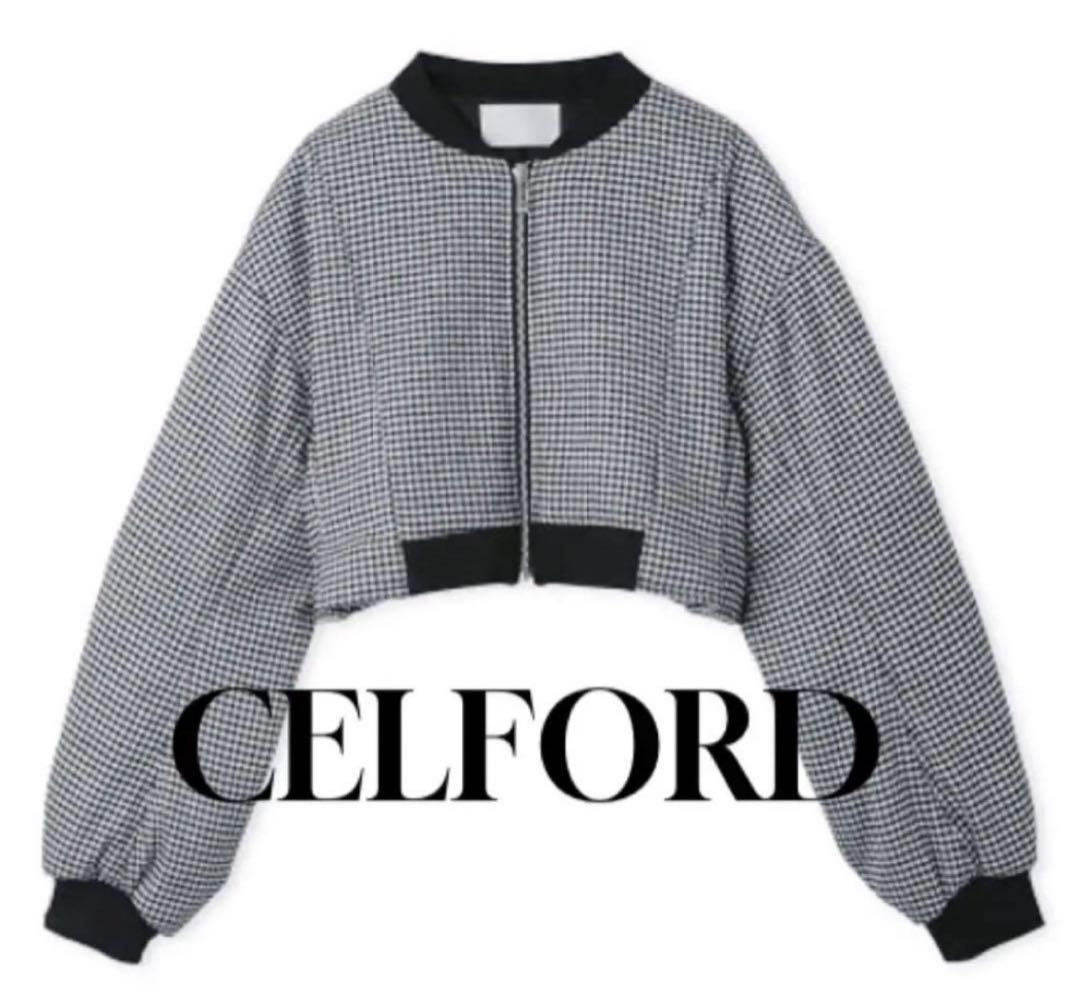 【Brand New】CELFORD Short Padded Blouson Size 38 Black