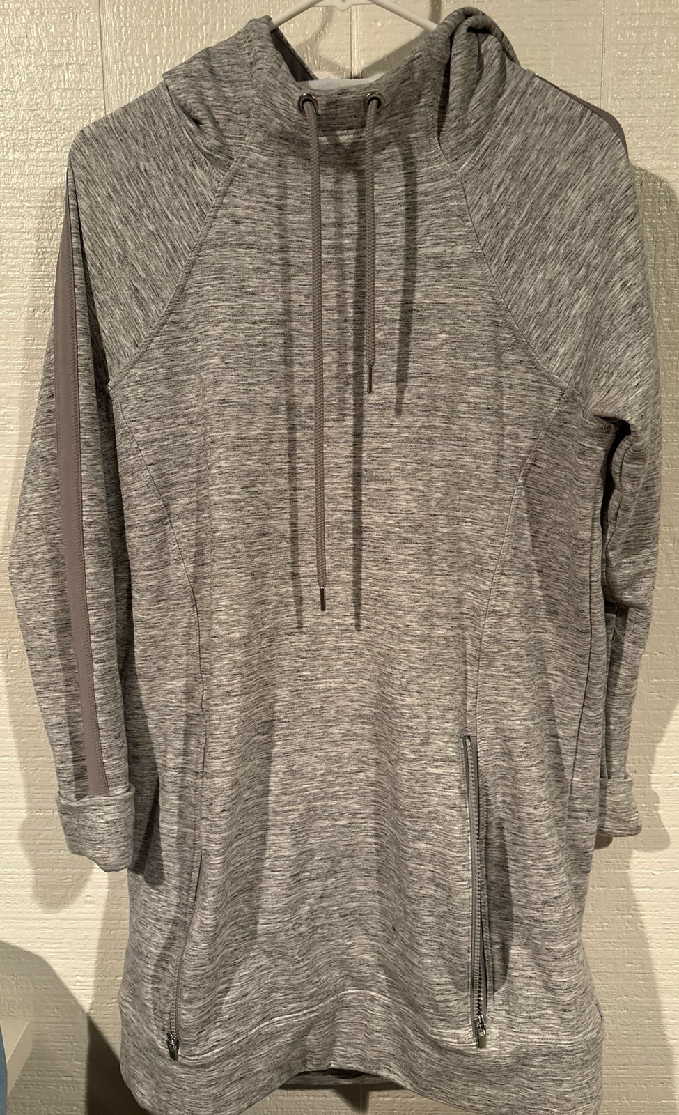 Athleta hoodie dress size S grey