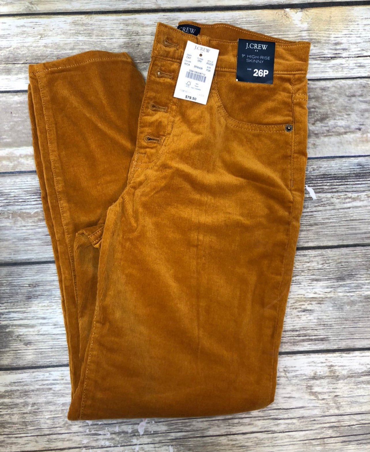 J. Crew 9 high rise skinny 26p nwt