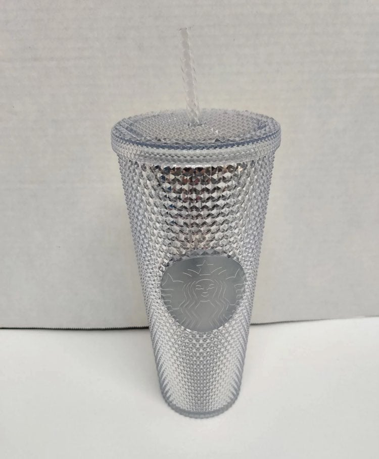 silver studded tumbler