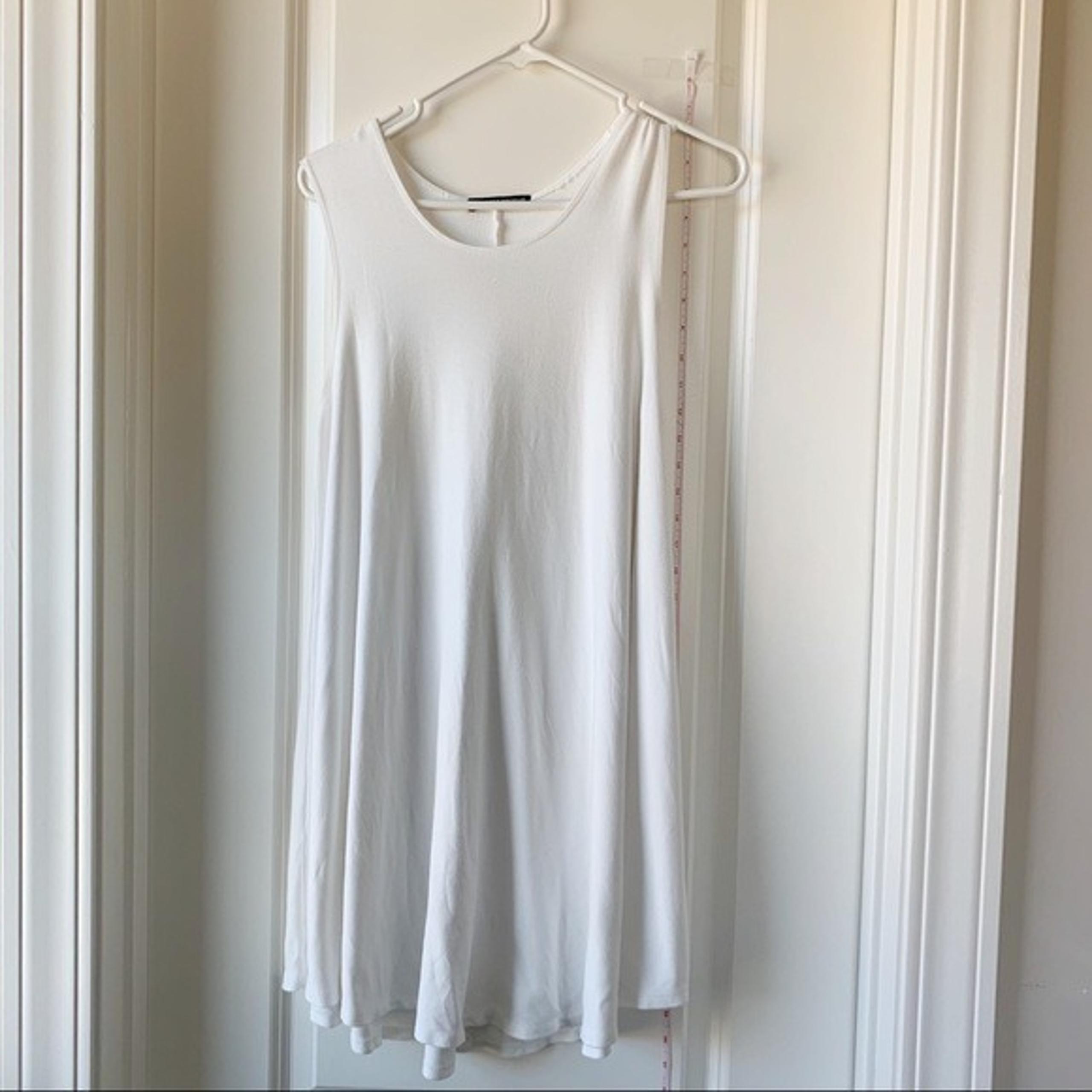White Tank Swing Dress - Brandy Melville