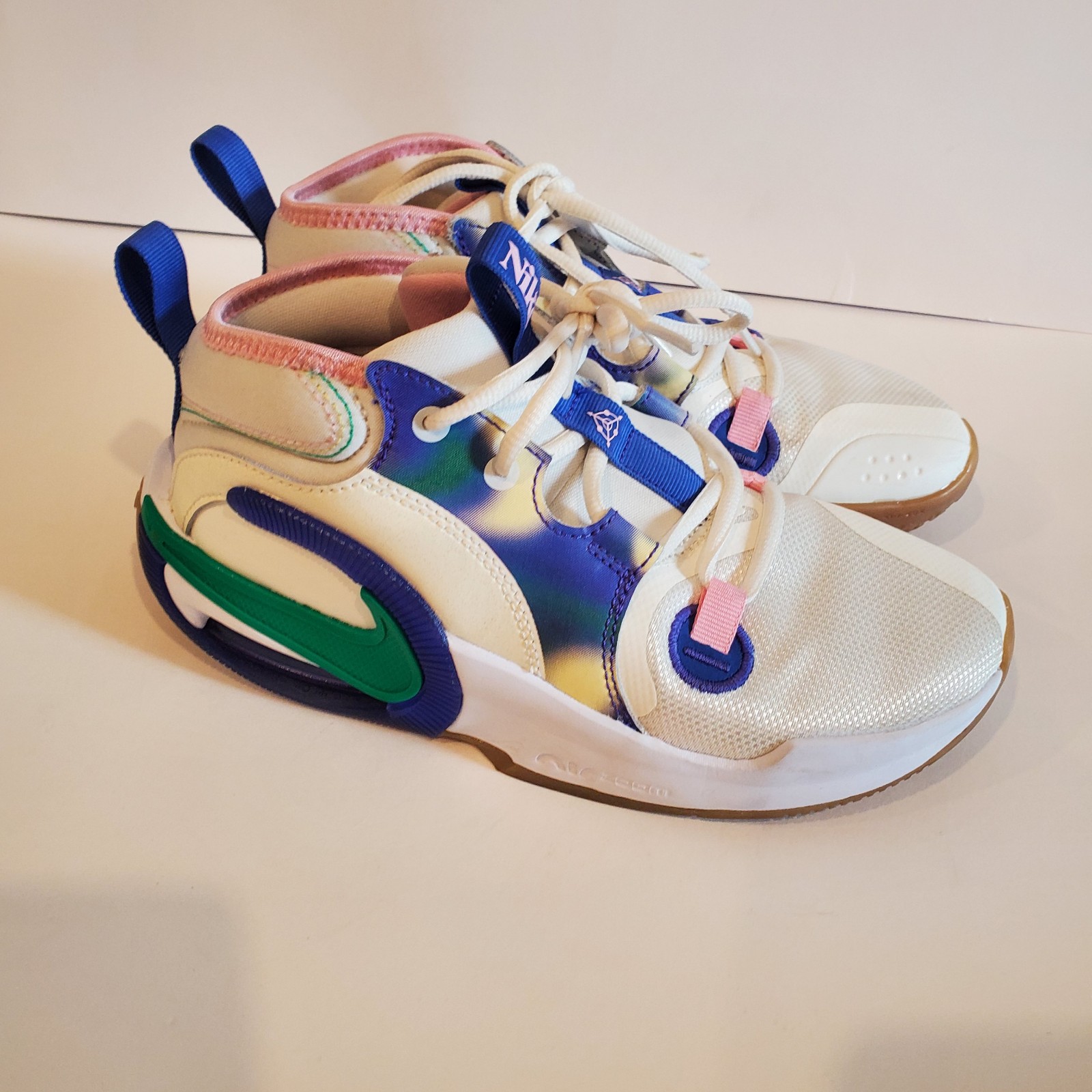 Nike Air Zoom Crossover 2 SE GS Light Ultramarine Basketball Kids Shoes Size 4