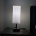 Gray Small Table Lamp - Bedside Lamp for Bedroom, Minimalist Nightstand Lamp